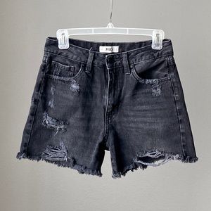 JBD Black Denim Women shorts, Size XS, Like New